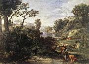 Nicolas Poussin Landscape with Diogenes USA oil painting artist